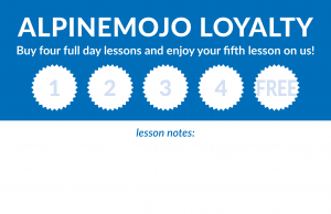 skiing loyalty card