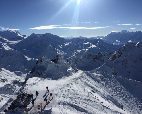 Ski school verbier with the best views